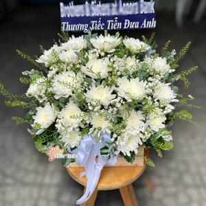 Lẵng Hoa Chia Buồn A158