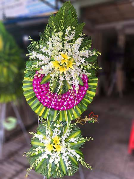 Lẵng hoa đám viếng A158