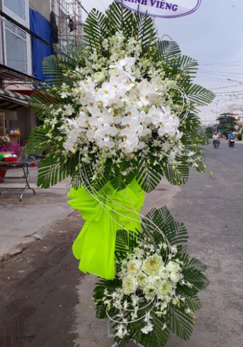 Lẵng hoa tang lễ A156